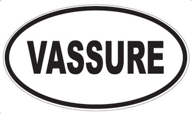 VASSURE - Oval Sticker
