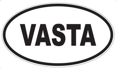 VASTA - Oval Sticker