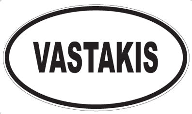 VASTAKIS - Oval Sticker