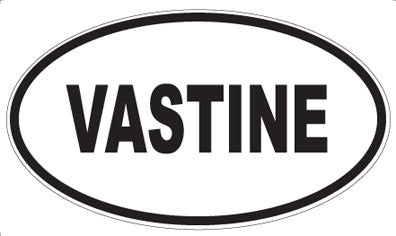 VASTINE - Oval Sticker