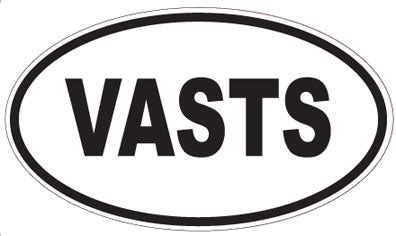 VASTS - Oval Magnet