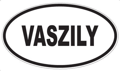 VASZILY - Oval Sticker