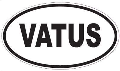 VATUS - Oval Sticker