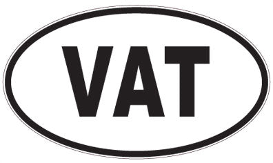 VAT - 3 Letter Initials Oval Magnet