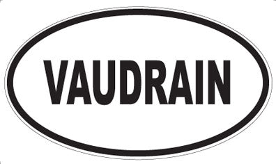VAUDRAIN - Oval Sticker