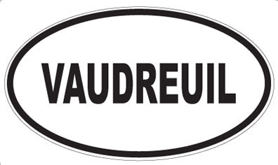 VAUDREUIL - Oval Sticker