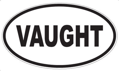 VAUGHT - Oval Sticker
