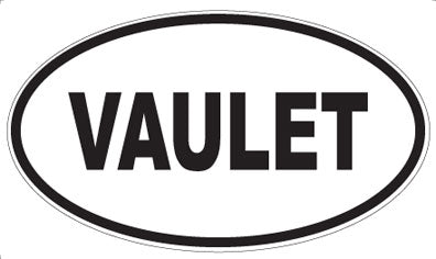 VAULET - Oval Sticker