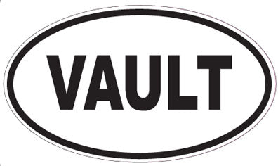 VAULT - Oval Magnet