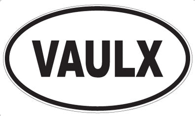 VAULX - Oval Sticker