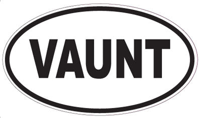 VAUNT - Oval Sticker
