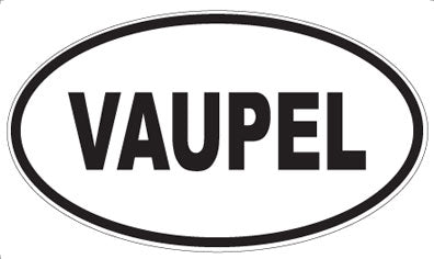 VAUPEL - Oval Sticker