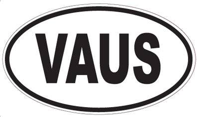 VAUS - Oval Sticker