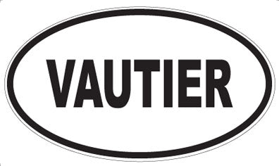 VAUTIER - Oval Sticker