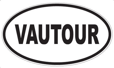 VAUTOUR - Oval Sticker