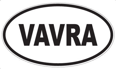 VAVRA - Oval Sticker