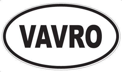 VAVRO - Oval Sticker