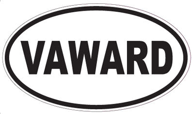 VAWARD - Oval Sticker