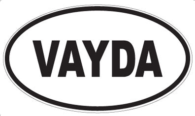 VAYDA - Oval Sticker