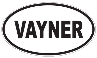 VAYNER - Oval Sticker