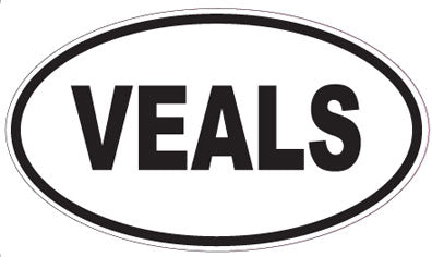 VEALS - Oval Magnet