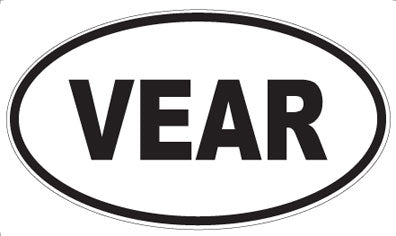 VEAR - Oval Sticker