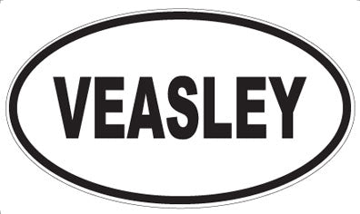 VEASLEY - Oval Sticker