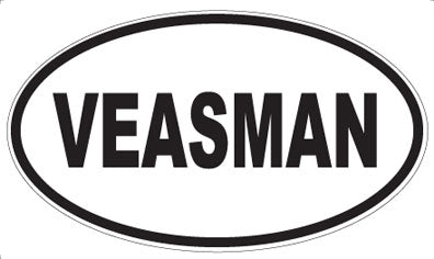 VEASMAN - Oval Sticker