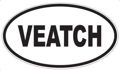 VEATCH - Oval Sticker
