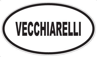 VECCHIARELLI - Oval Sticker