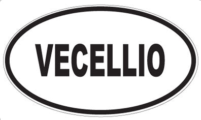 VECELLIO - Oval Sticker