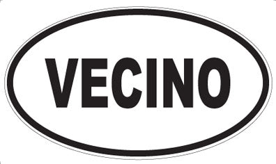 VECINO - Oval Sticker