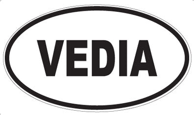 VEDIA - Oval Sticker
