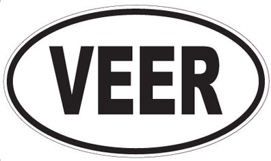 VEER - Oval Sticker