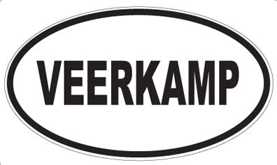 VEERKAMP - Oval Sticker