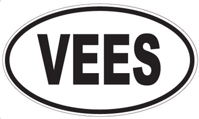 VEES - Oval Sticker
