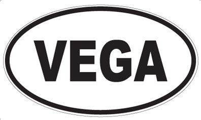 VEGA - Oval Sticker