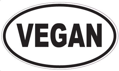 VEGAN - Oval Magnet