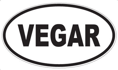 VEGAR - Oval Sticker