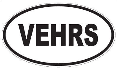 VEHRS - Oval Sticker