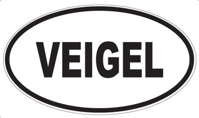 VEIGEL - Oval Sticker