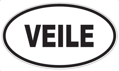 VEILE - Oval Sticker