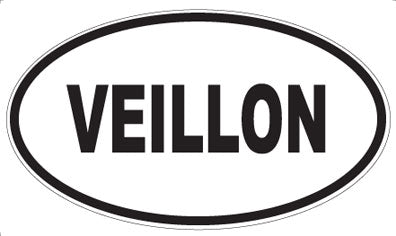 VEILLON - Oval Sticker