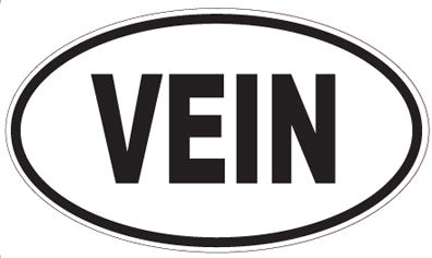 VEIN - Oval Sticker
