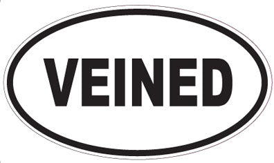 VEINED - Oval Sticker