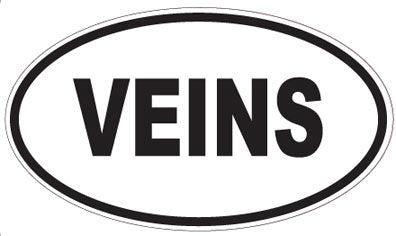 VEINS - Oval Sticker