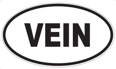 VEIN - Oval Magnet