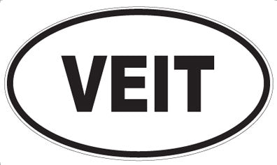 VEIT - Oval Sticker