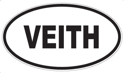 VEITH - Oval Sticker