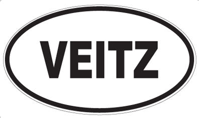 VEITZ - Oval Sticker